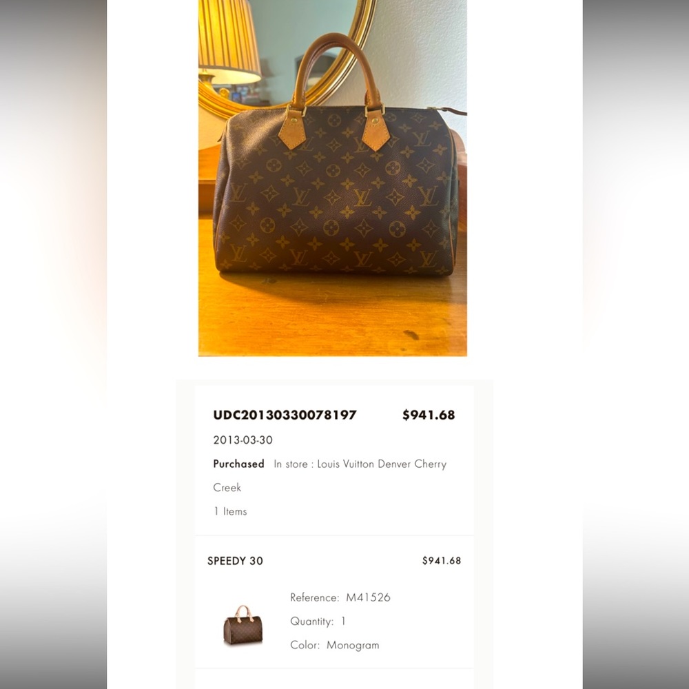 Louis Vuitton Speedy 30 - well loved